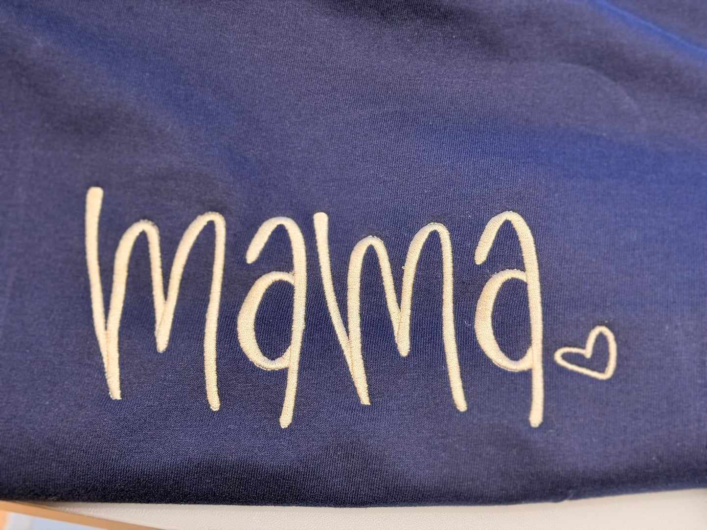 Embroidered Mama Sweatshirt - Minimalist Mum Crewneck - New Mom Gift - The "Mama" Embroidered Crewneck – Timeless Comfort