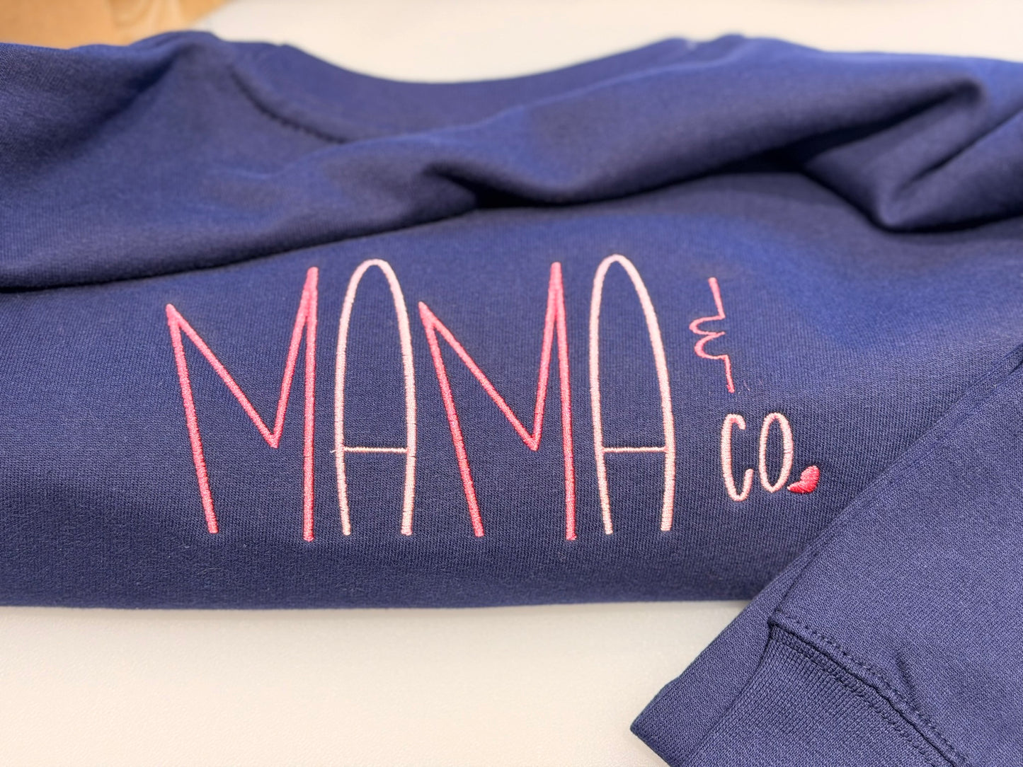 The "Mama & Co." Embroidered Sweatshirt – Your New Daily Uniform