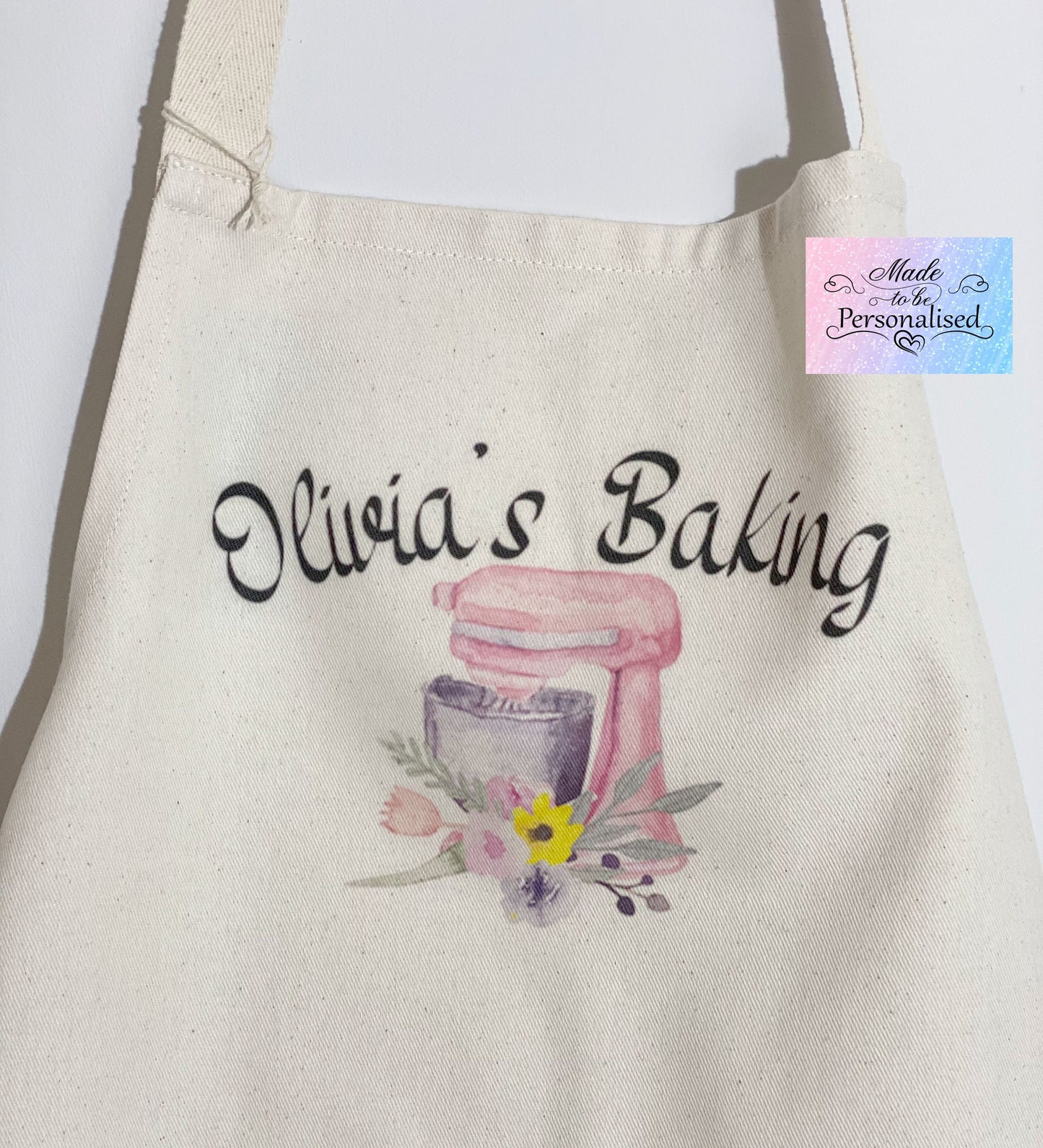 Personalised children's apron, Custom gift, Kids apron, Cooking gift, Special gift for a child, gifts for kids, Birthday, Baking, Crafts,