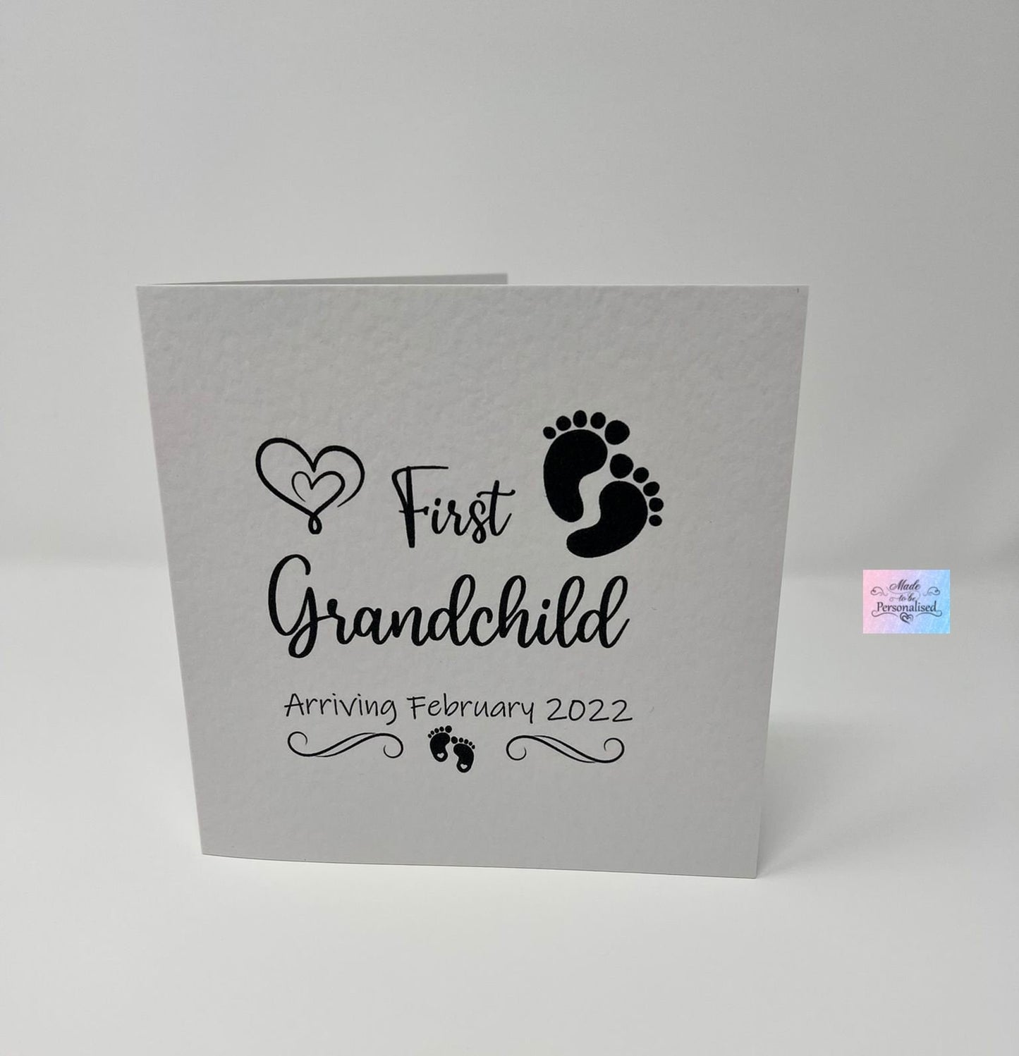 Card, pregnancy announcement, First Grandchild