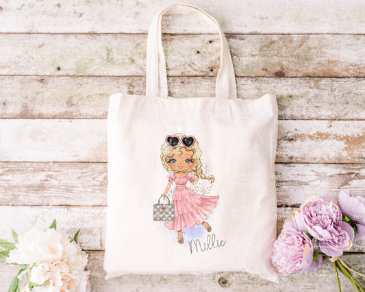 Tote bag, Fashion Girl Millie