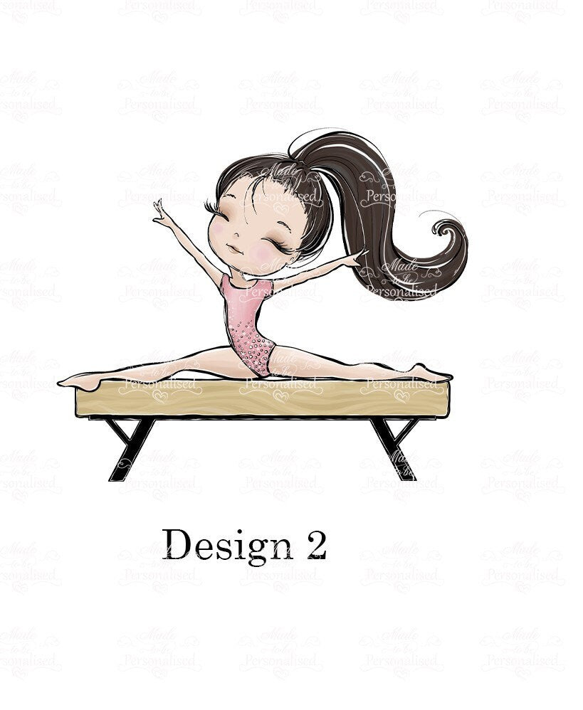 Drawstring Bag, Gymnastic doing splits