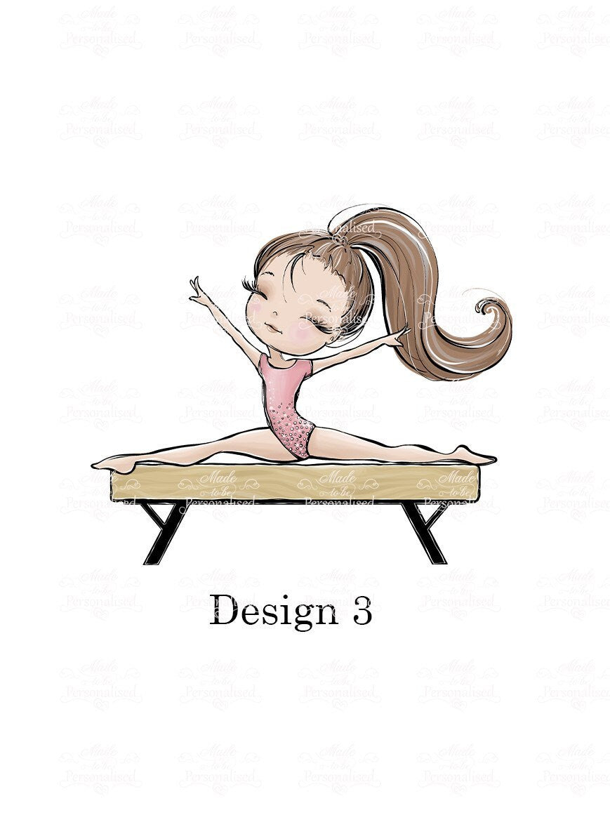 Drawstring Bag, Gymnastic doing splits
