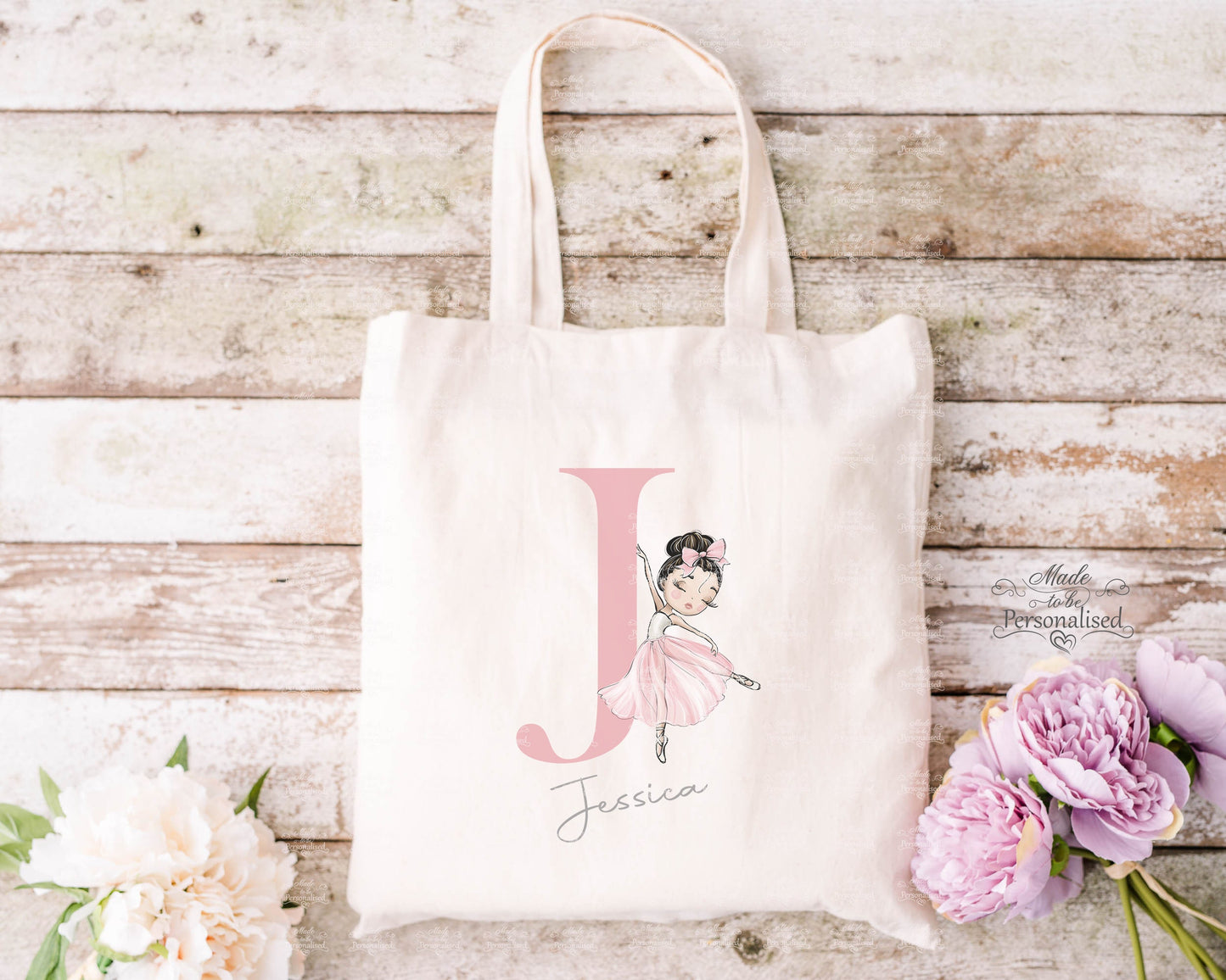 Tote bag, Ballet initial